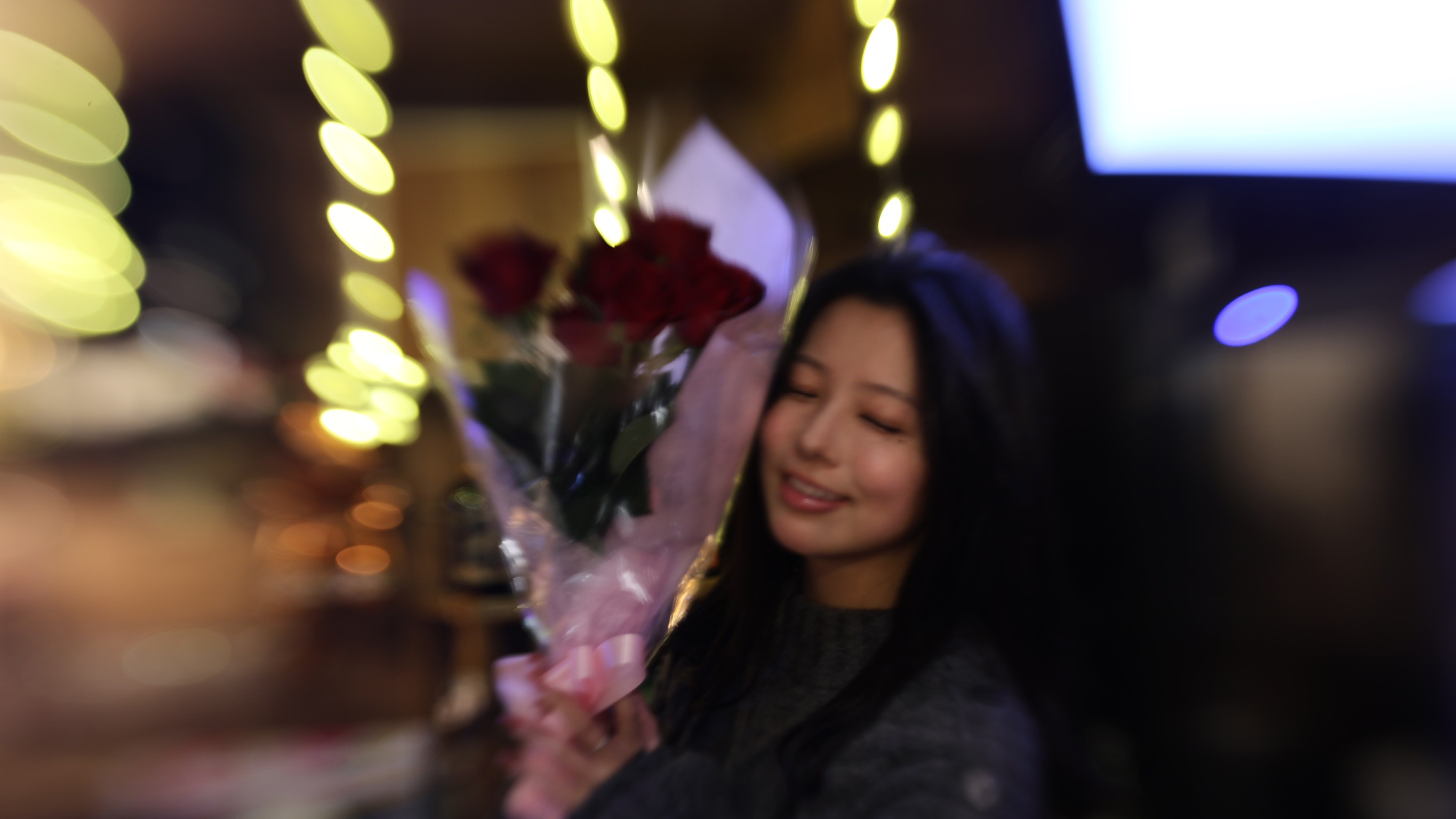 撮影した女性のポートレート