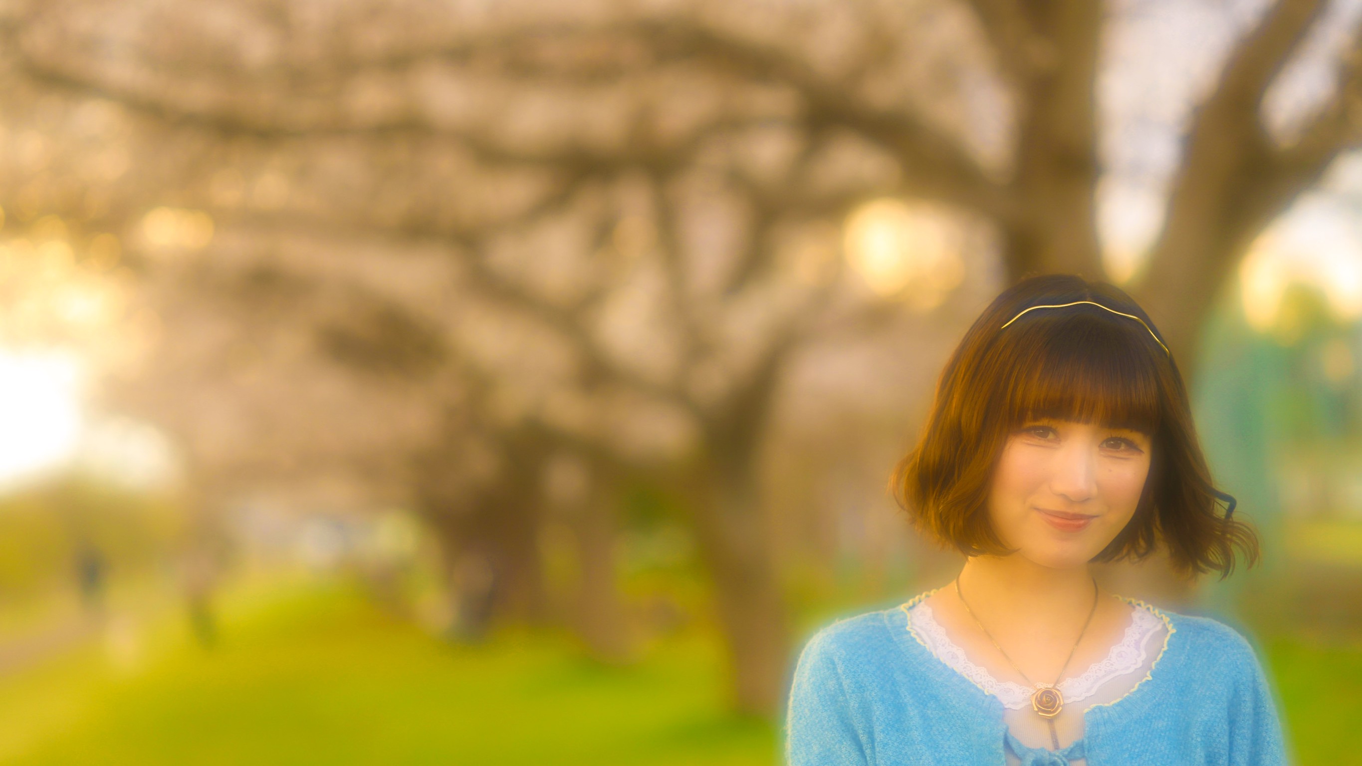 撮影した女性のポートレート
