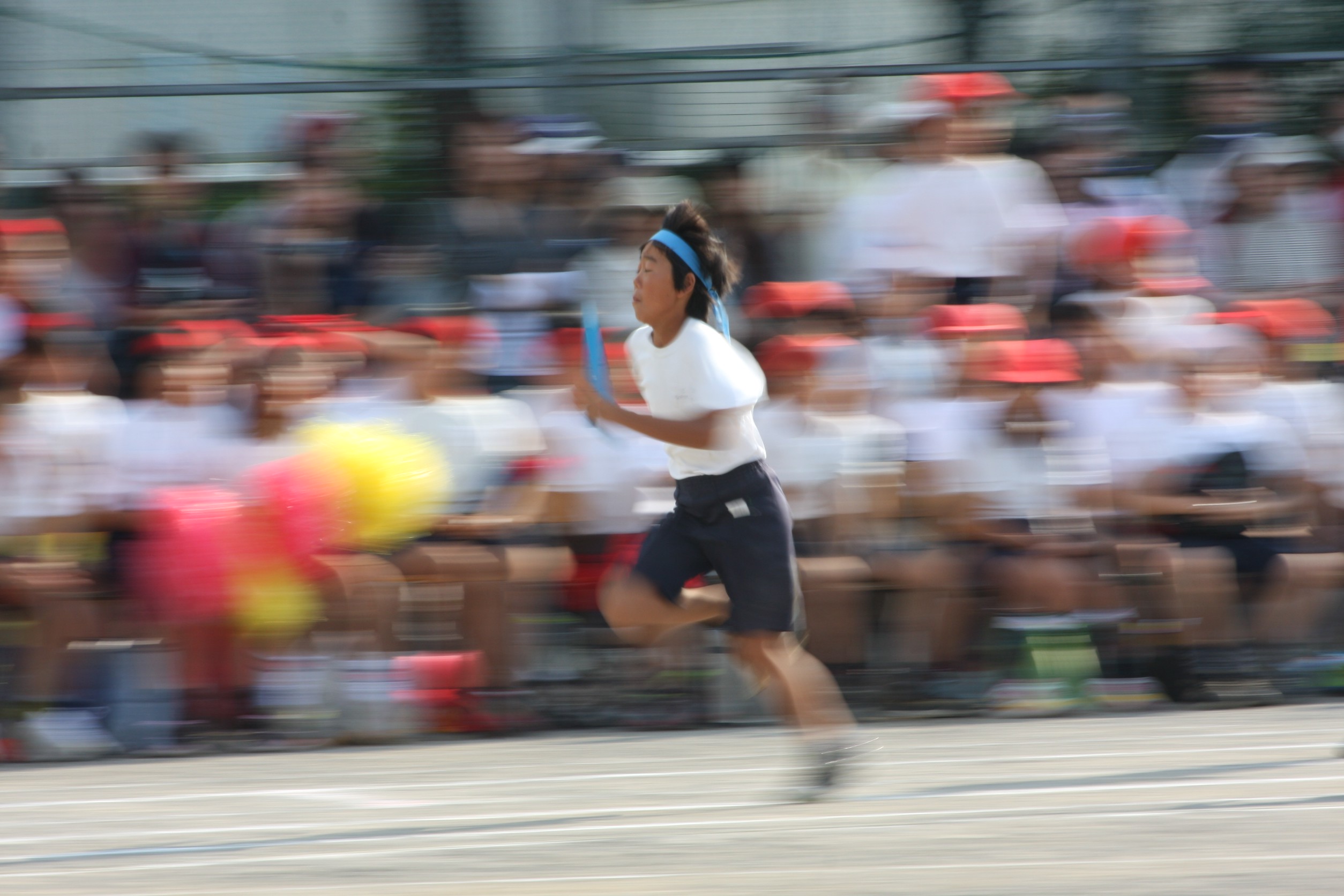 運動会で撮影したお子さまの様子
